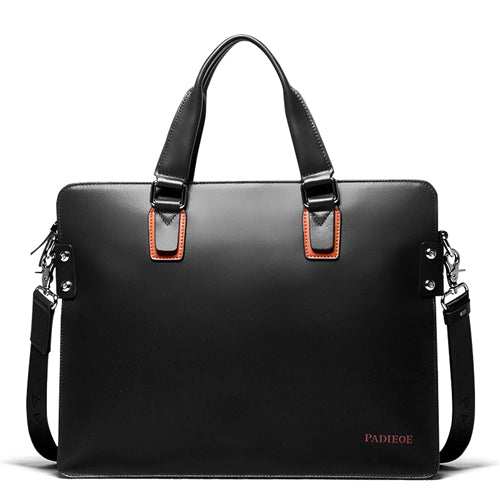 Men Briefcase Genuine Leather Men Bags