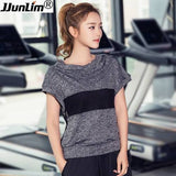 Women Fitness Top Yoga Shirt Summer Short Sleeve Hooded Running Shirt Female Workout Gym Vest Sport Tank Top fitness Clothing