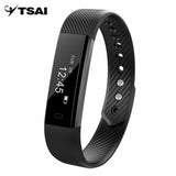 TSAI Smart Pedometers Bracelet Fitness Tracker Passometer Sleep Monitor
