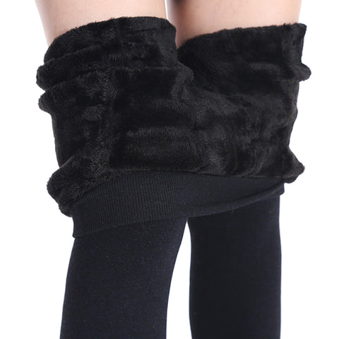 NORMOV Women's Winter Plus Cashmere Leggings Fashion Big Size