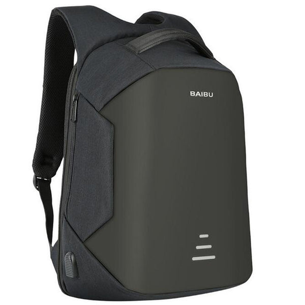 Men USB Charge Laptop Backpack
