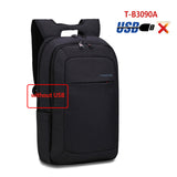 Brand External USB Charge Backpack Male