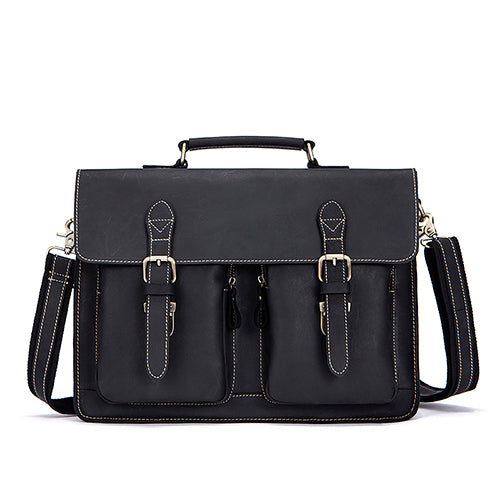 Men Briefcase Genuine Leather Bags