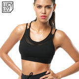 Sexy Backless Sports Bra Top Fitness Bras Women Strappy Brassiere Sports