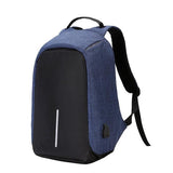 Men Backpack Anti Theft With Usb Charger Laptop