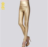 Leggings winter Women High Waist PU Leather Legging Slim Faux
