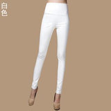 Leggings winter Women High Waist PU Leather Legging Slim Faux
