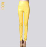 Leggings winter Women High Waist PU Leather Legging Slim Faux