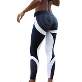 Women Mesh Pattern Fitness Leggings Legging Women Sporting
