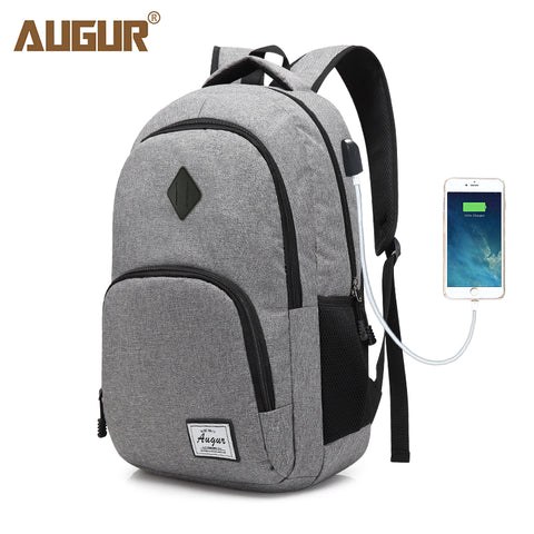 Women Backpacks USB Charging Male Casual Back bag